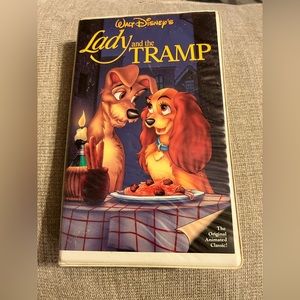 Walt Disney’s Lady and the Tramp VHS Tape The Original Animated Classic